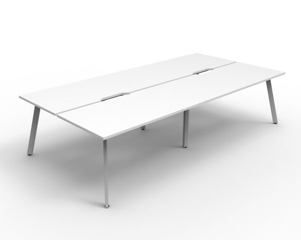 Eternity Profile Legs Double Desk 1800