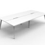 Eternity Profile Legs Double Desk 1800