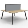 Eternity Profile Legs Double Desk 1500