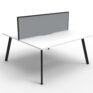 Eternity Profile Legs Double Desk 1800