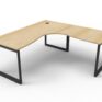 Infinity Loop Legs Corner Workstation 1818