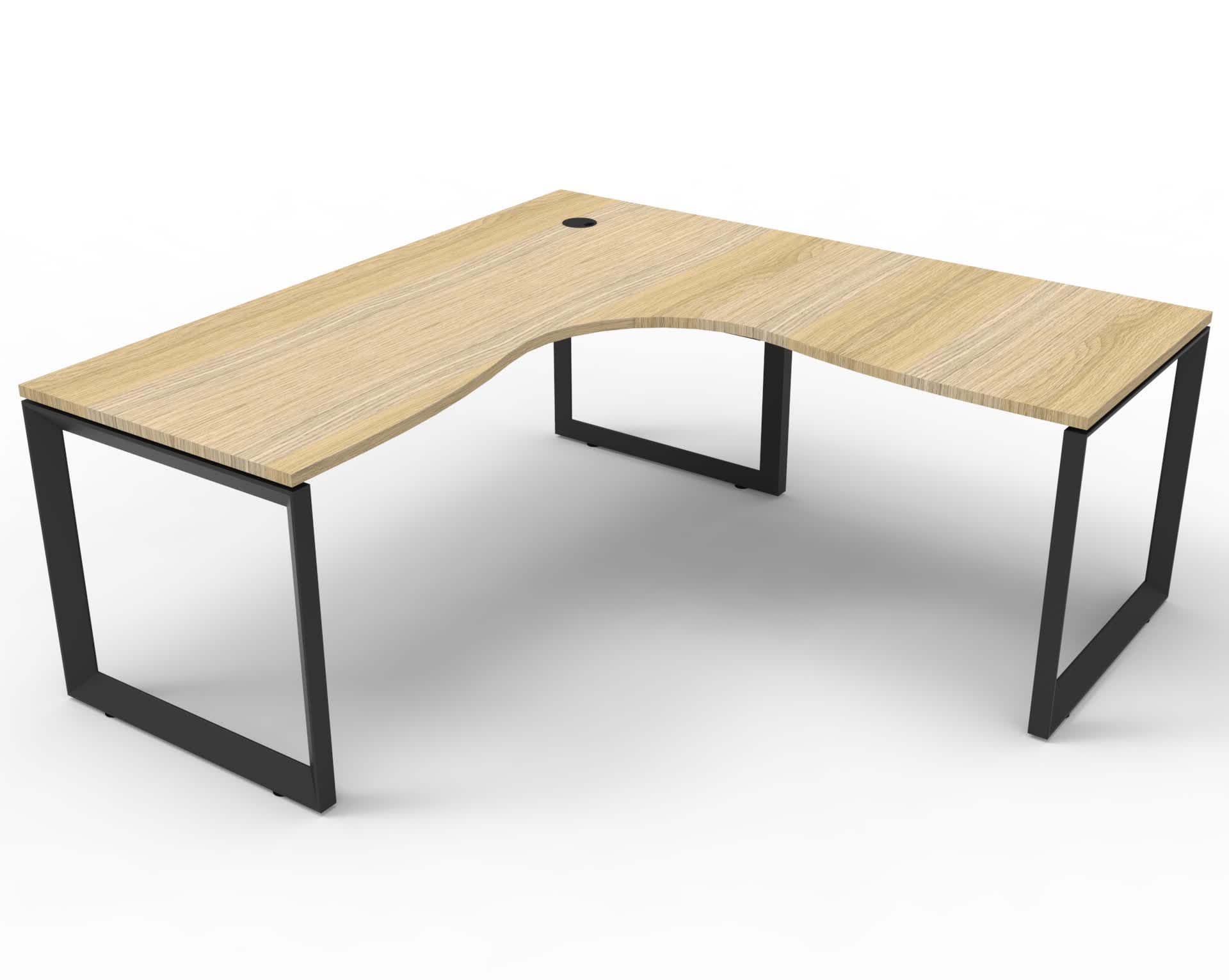 Infinity Loop Legs Corner Workstation 1818
