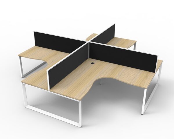 Infinity Loop Legs Corner Workstation 1818 Infinity Loop Legs Corner Workstation 1818