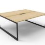Infinity Loop Profile Double Desk 1500