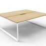 Infinity Loop Profile Double Desk 1500