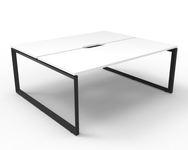 Infinity Loop Profile Double Desk 1800 With Screen Infinity Loop Profile Double Desk 1800 With Screen