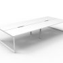Infinity Loop Profile Double Desk 1500