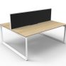 Infinity Loop Profile Double Desk 1500