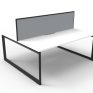 Infinity Loop Profile Double Desk 1500
