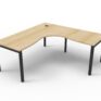 Deluxe Infinity Profile Corner Workstation 1800