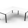 Deluxe Infinity Profile Corner Workstation 1500