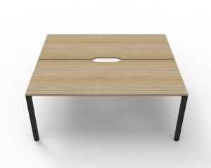 Deluxe Infinity Profile Double Desk 1200