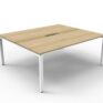 Deluxe Infinity Profile Double Desk 1500