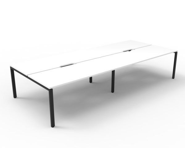 Deluxe Infinity Profile Double Desk 1500 With Screen Deluxe Infinity Profile Double Desk 1500 With Screen