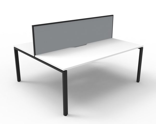 Deluxe Infinity Profile Double Desk 1500 With Screen Deluxe Infinity Profile Double Desk 1500 With Screen