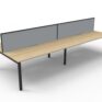 Deluxe Infinity Profile Double Desk 1500