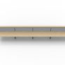 Deluxe Infinity Profile Single Desk 1800