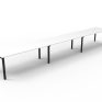 Deluxe Infinity Profile Single Desk 1800