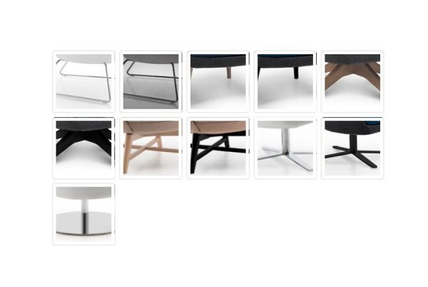 Delphi Hush Lounge Chair - 11 Base Options Delphi Hush Lounge Chair - 11 Base Options