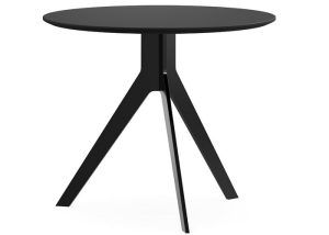 Delta Black Round Meeting Table 3 Legs 700mm