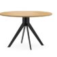 Delta Black Round Meeting Table 4 Legs 1200