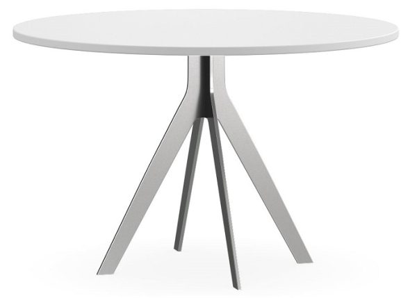 Delta Black Round Meeting Table 3 Legs 700mm Delta Black Round Meeting Table 3 Legs 700mm