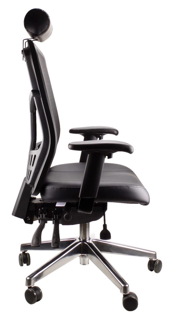 Mesh Deluxe Executive Leather Chair