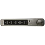 Steelco Trimline Metal Mobile Pedestal With Digital Lock - 3 Colours