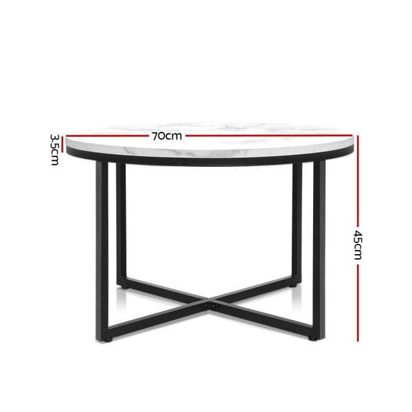 Cross Bar Round Coffee Table 700 Cross Bar Round Coffee Table 700