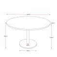 Rapid Flat Disc Round Meeting Table 1200 BW