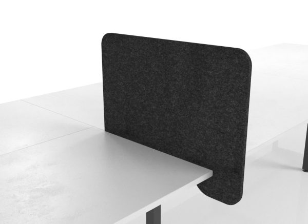Divi Desk Mounted Slip on Dividing Screen - 2 Thickness Divi Desk Mounted Slip on Dividing Screen - 2 Thickness