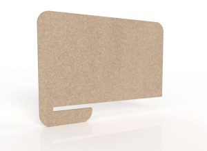 Divi Desk Mounted Slip on Dividing Screen - 2 Thickness