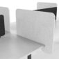 Divi Desk Mounted Slip on Dividing Screen - 2 Thickness