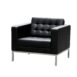 Como 3 Seater Leather Lounge