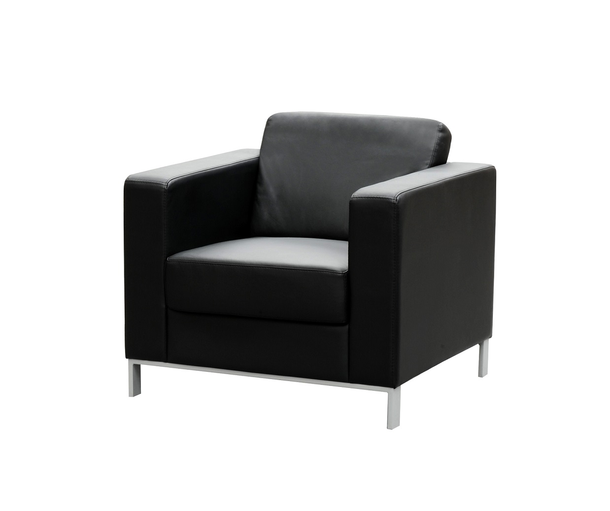 Milano 1 Seater Leather Lounge