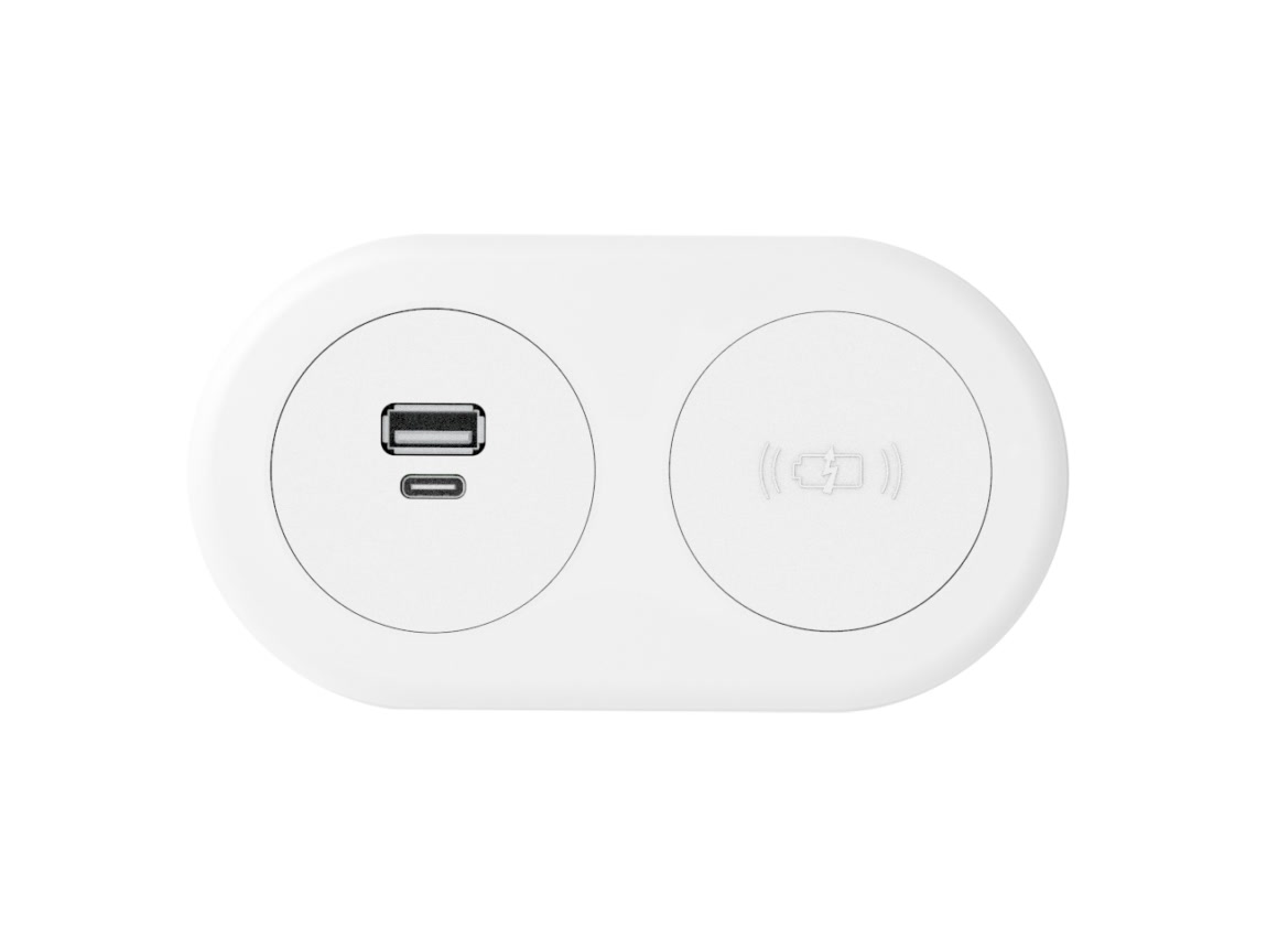 Echo Duo USB and Wireless Charge Surface Mounted Module