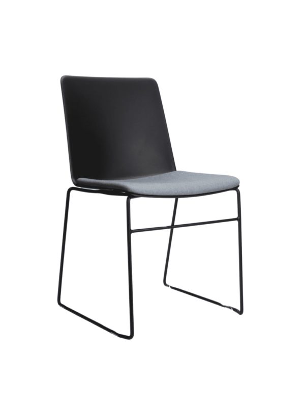 Echo Visitor Chair With Seat Pad - 9 Colours