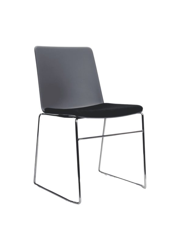 Echo Visitor Chair With Seat Pad - 9 Colours