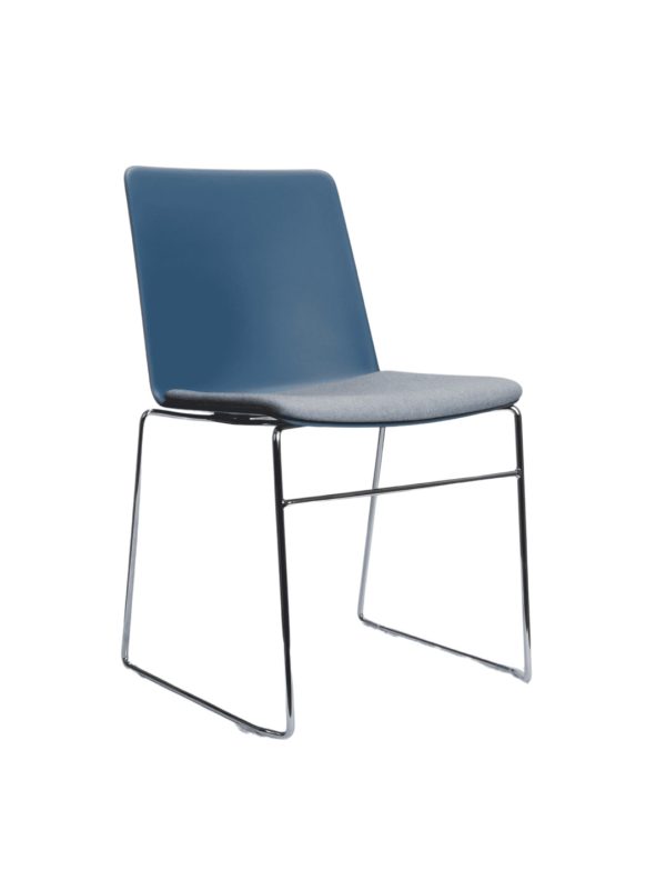 Echo Visitor Chair With Seat Pad - 9 Colours