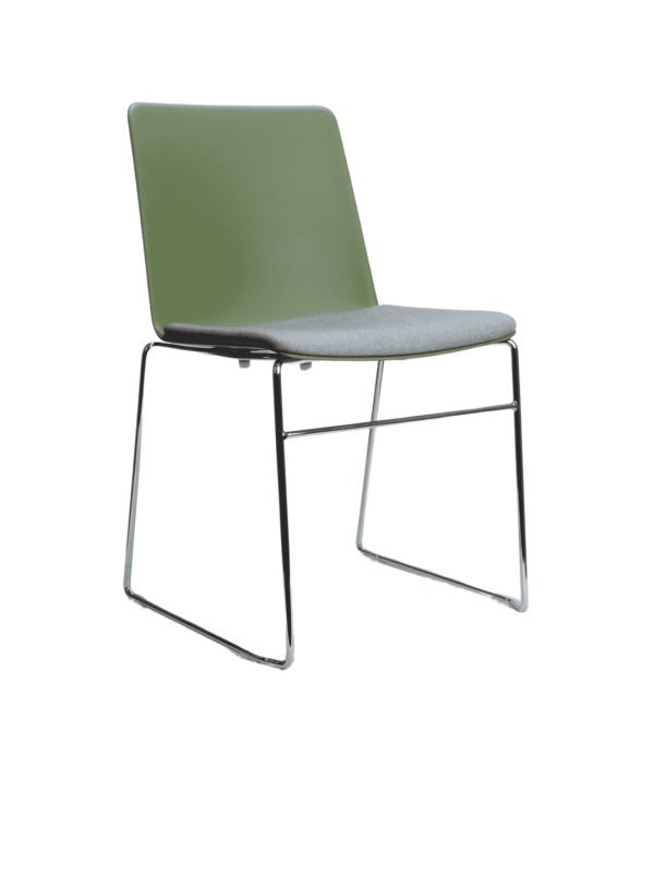 Echo Visitor Chair With Seat Pad - 9 Colours