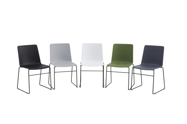 Echo Visitor Chair With Seat Pad - 9 Colours