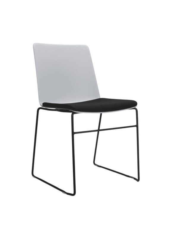 Echo Visitor Chair With Seat Pad - 9 Colours