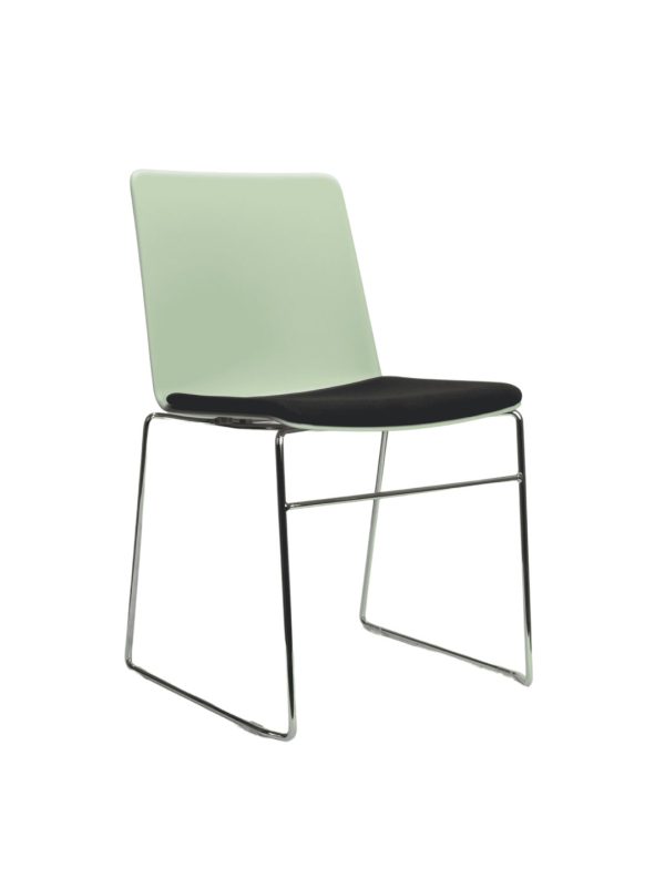 Echo Visitor Chair With Seat Pad - 9 Colours