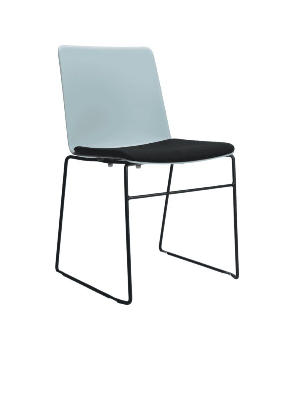 Echo Visitor Chair With Seat Pad - 9 Colours