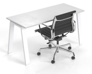 Edge Metal Frame Single Desk 1500 - Many Options