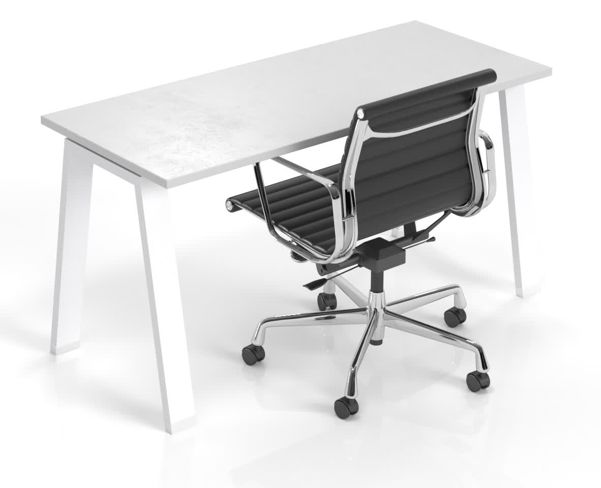 Edge Metal Frame Single Desk 1500 - Many Options