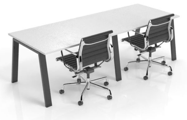 Edge Metal Frame Single Desk 189 - Many Options Edge Metal Frame Single Desk 189 - Many Options