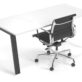 Edge Metal Frame Single Desk 1800 - Many Options