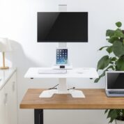 Premium Electric Desk Riser Single Monitor