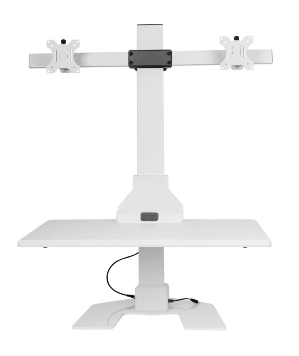 Premium Electric Desk Riser Double Monitor - 2 Colours
